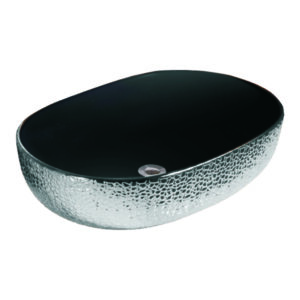 French Collection GA-1475 SB counter top wash basin by Grafdoer in sleek white, installed on a modern bathroom countertop