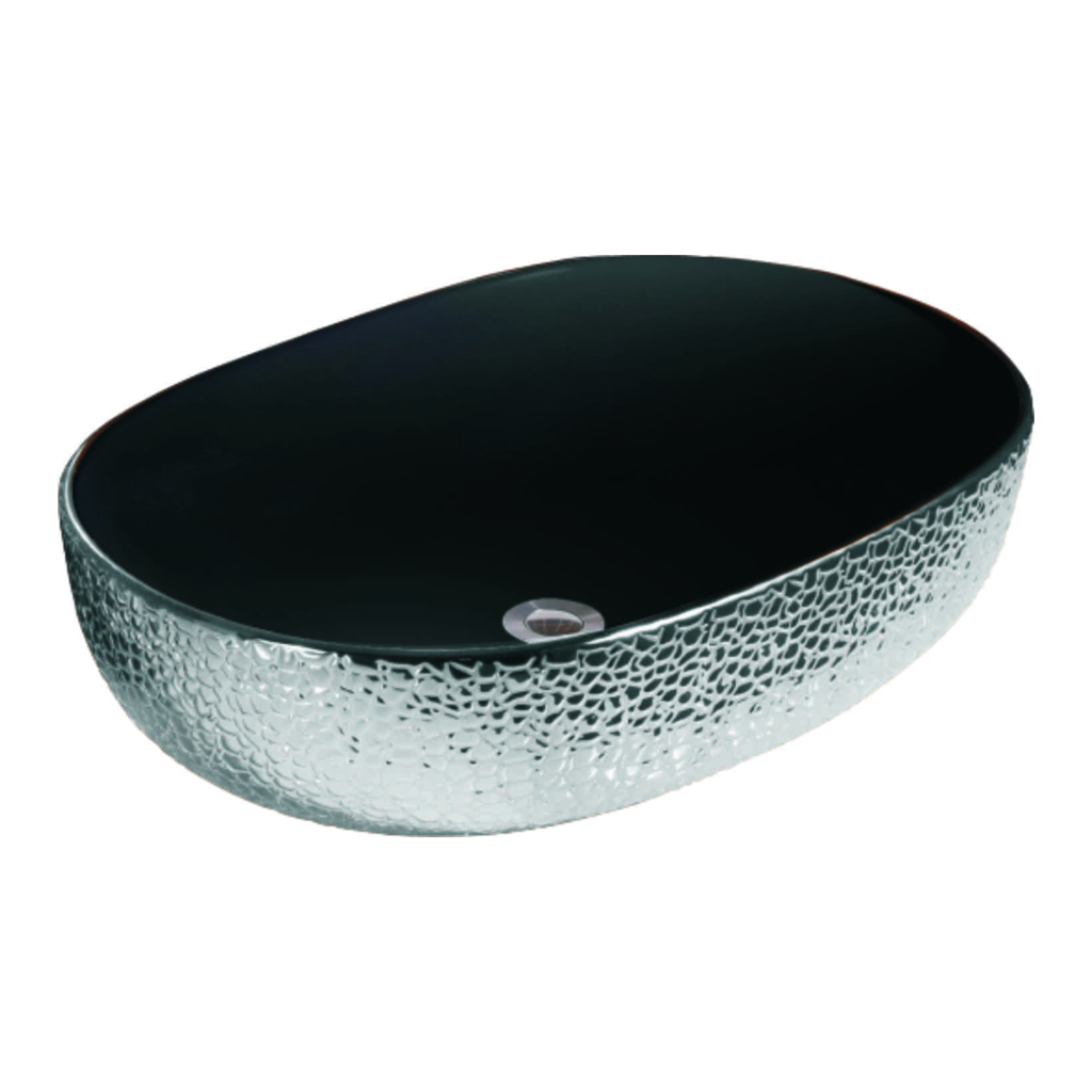French Collection GA-1475 SB counter top wash basin by Grafdoer in sleek white, installed on a modern bathroom countertop