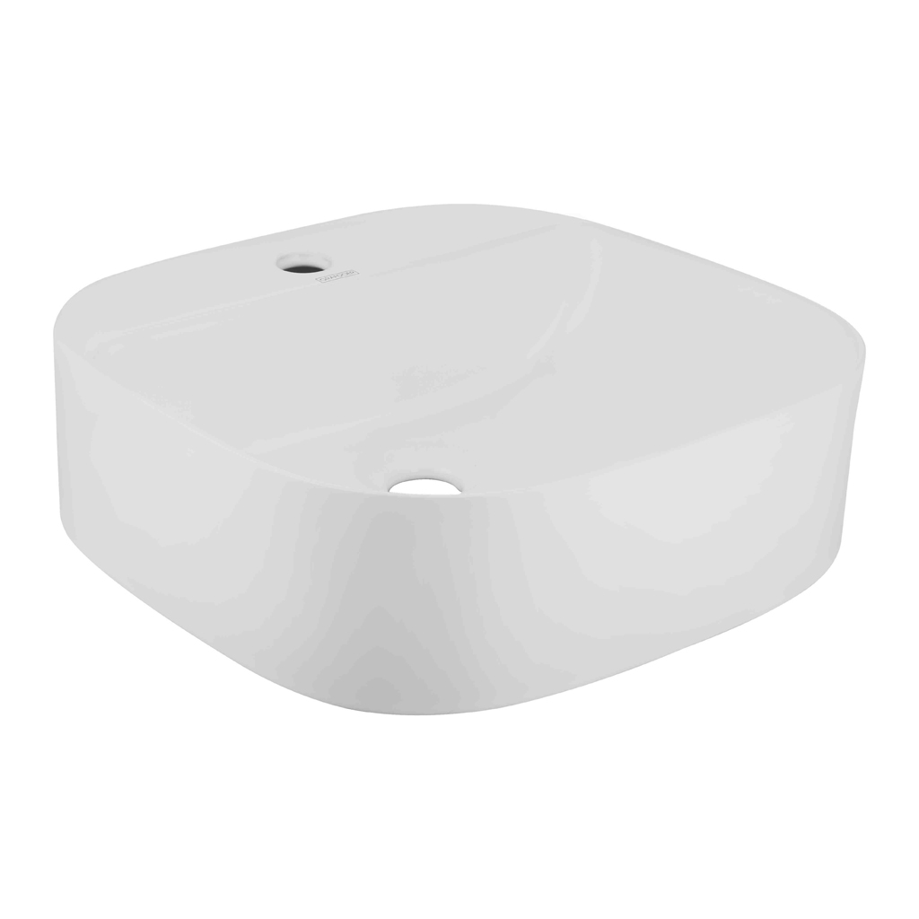 Grafdoer GA-1484 Italian Collection Counter Top Wash Basin in white ceramic with modern design