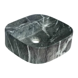 Grafdoer 1484 M1 Counter Top Wash Basin in white marble design – elegant Italian marble style for bathroom.