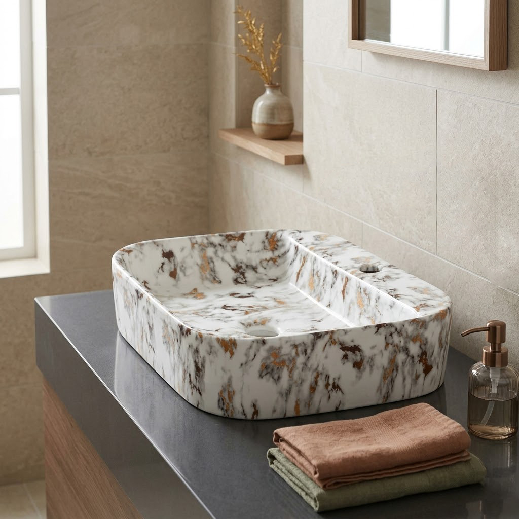 1485 M5 Matt Counter Top Wash Basin
