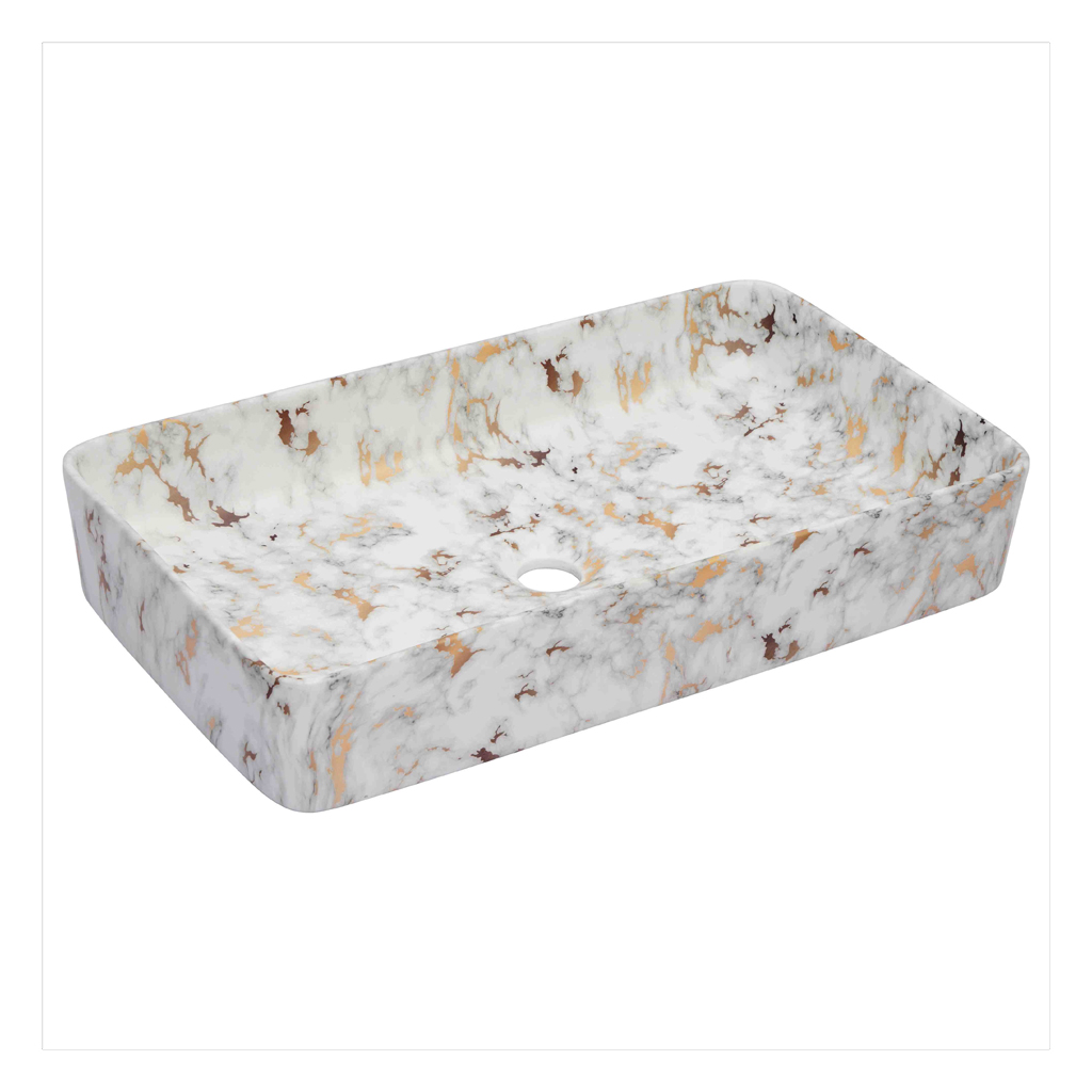 Grafdoer 1514 M5 Matt Counter Top Wash Basin in marble, stylish bathroom sink