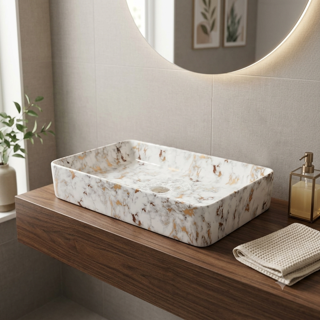 1514 M5 Matt Counter Top Wash Basin