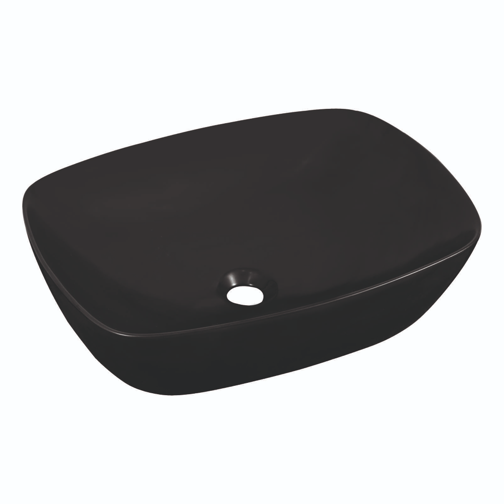 Grafdoer Italian Collection GA-1620 MB Counter Top Wash Basin – sleek white bathroom sink with modern design