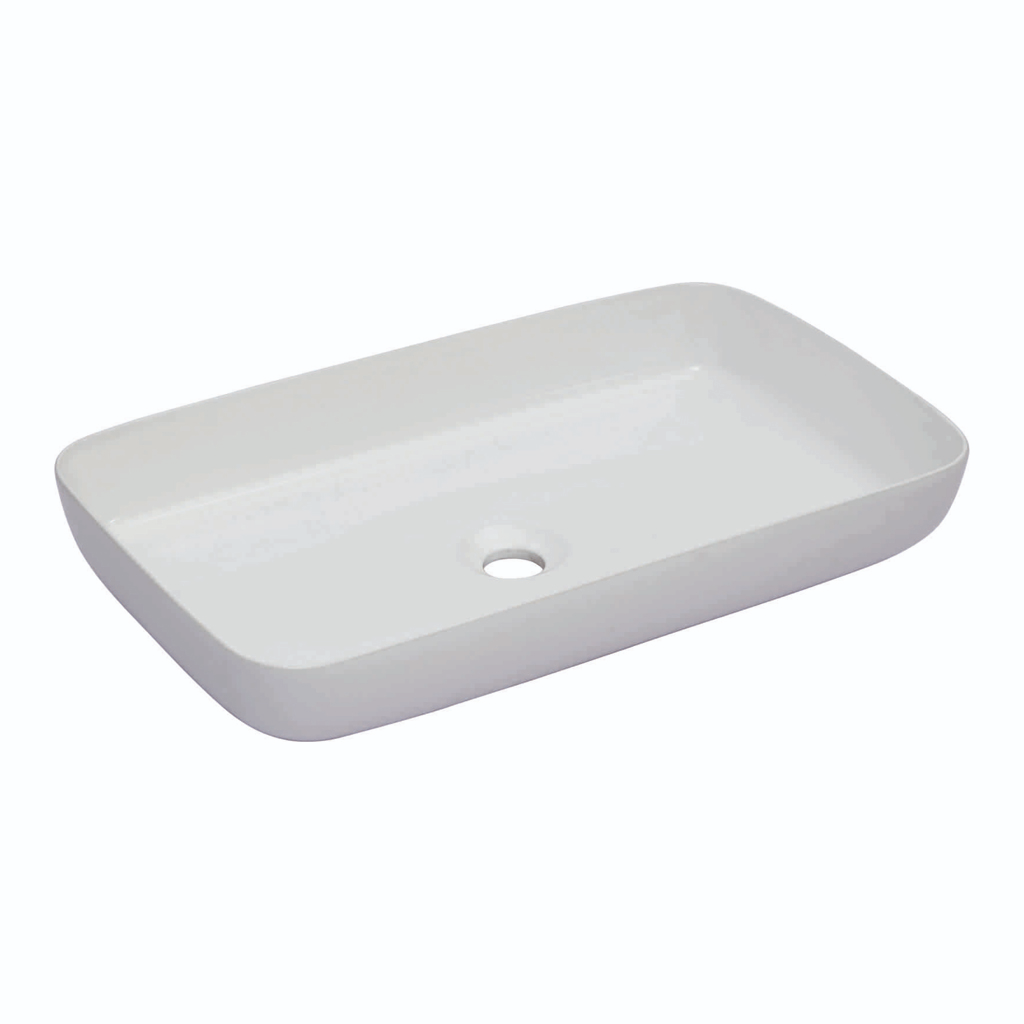 GA-1625 Counter Top Wash Basin from Grafdoer – sleek Italian design, white ceramic, modern bathroom installation