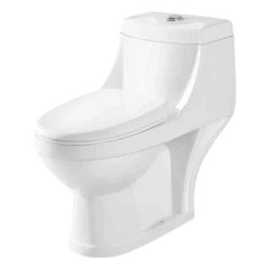 Grafdoer GS-1107 One Piece European Water Closet in a modern bathroom setup