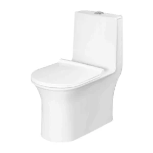 Grafdoer GS-1130 One Piece Water Closet in a modern Indian bathroom setting, showcasing sleek design and ergonomic comfort.
