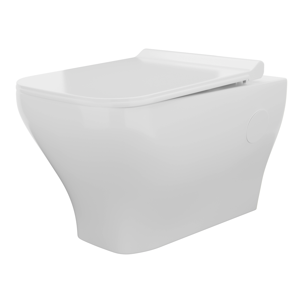 Grafdoer GS-1211 wall mounted commode front view