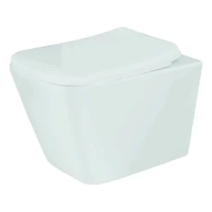 Grafdoer GS-1216 Rimless UF Wall Hung Closet – modern wall commode with sleek design and rimless hygiene technology