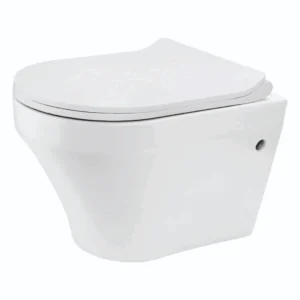 Grafdoer GS-1217 Wall Hung Closet – sleek wall mounted western toilet in modern bathroom