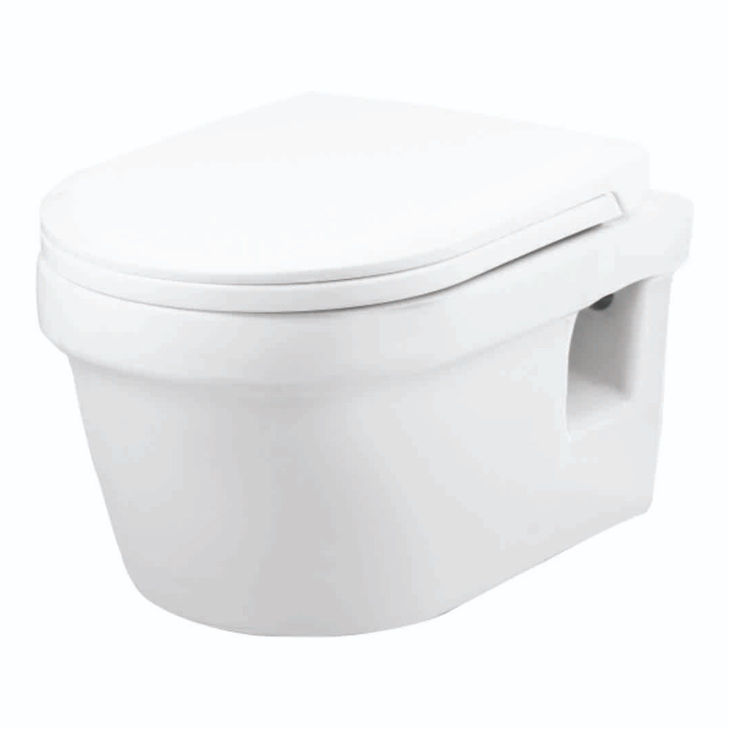 GS-1219 Grafdoer wall hung toilet seat – sleek modern design, space-saving wall hung closet for bathrooms