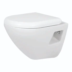 GS-1223 wall hung toilet with sleek white design, modern floating style, and hygienic easy-clean surface.