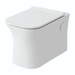 Grafdoer GS-1230 Siphonic Wall Hung Closet installed in modern bathroom