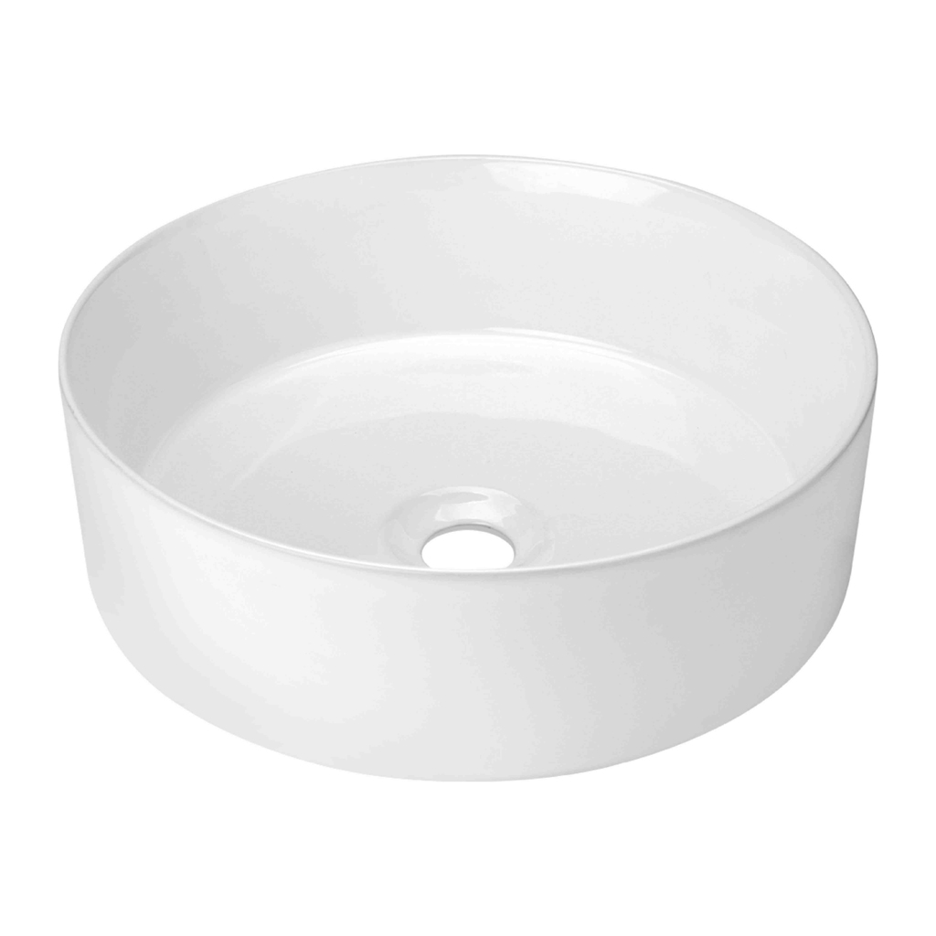 Grafdoer Italian Collection Oval GA-1483 Counter Top Wash Basin – sleek white modern bathroom sink