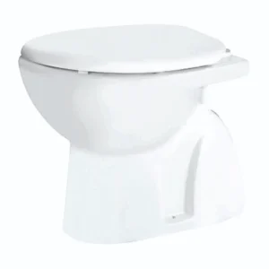 GS-5113 white European water closet concealed S-Trap front view
