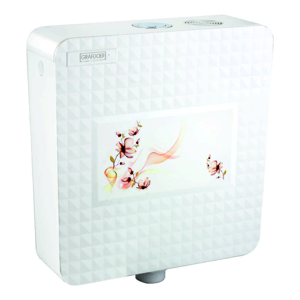 GS-5170 Slim Single Flush with Centre Push Button