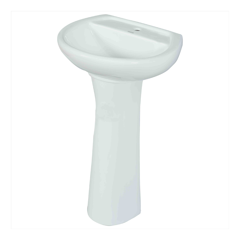 INNOVA GS-5404 wash basin with pedestal front view