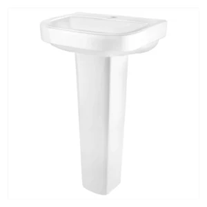 ORNET GS-5410 full pedestal wash basin in modern bathroom – elegant pedestal wash basin design