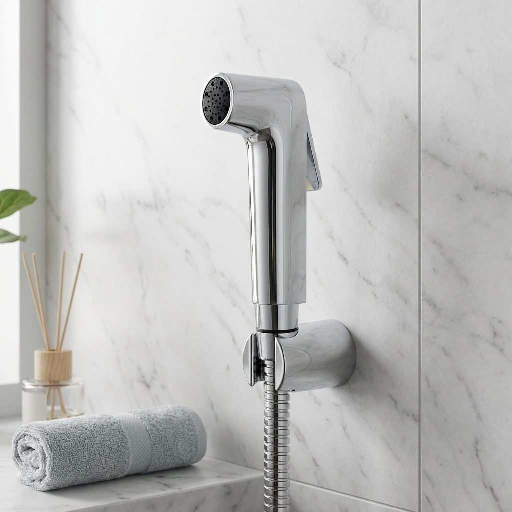 Health Faucet with 1 mtr. CP Flexible Hose