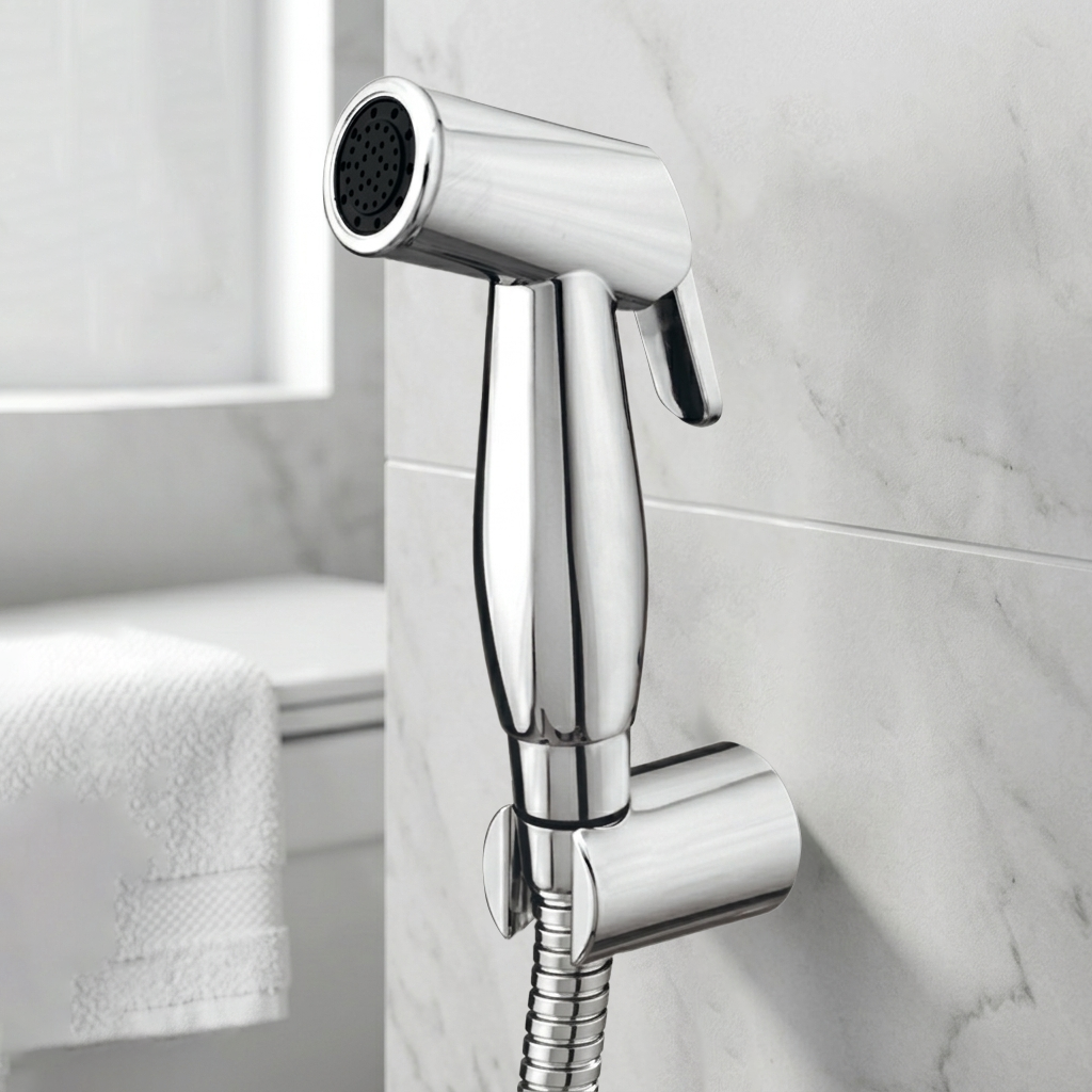 Health Faucet with 1 mtr. CP Flexible Hose