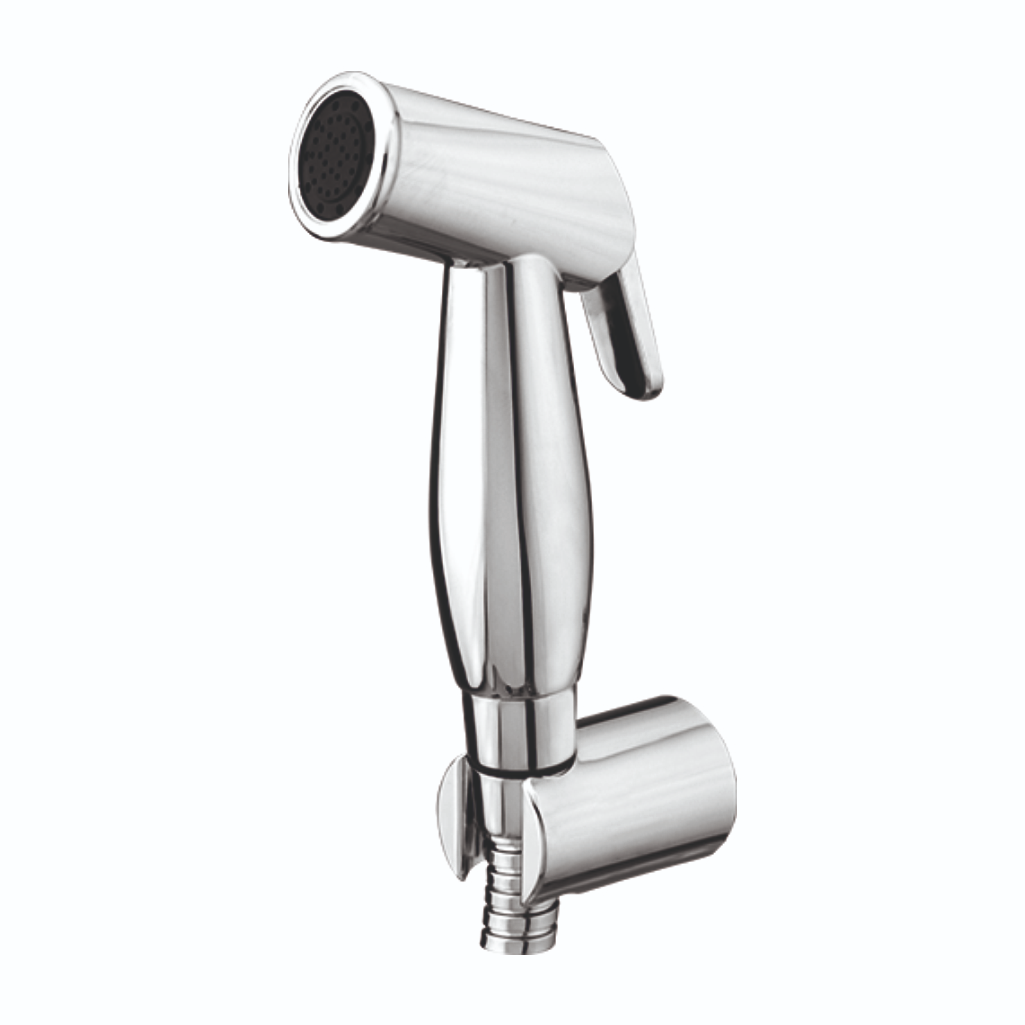 Buy health faucet set with stainless steel high pressure spray gun for toilet hygiene