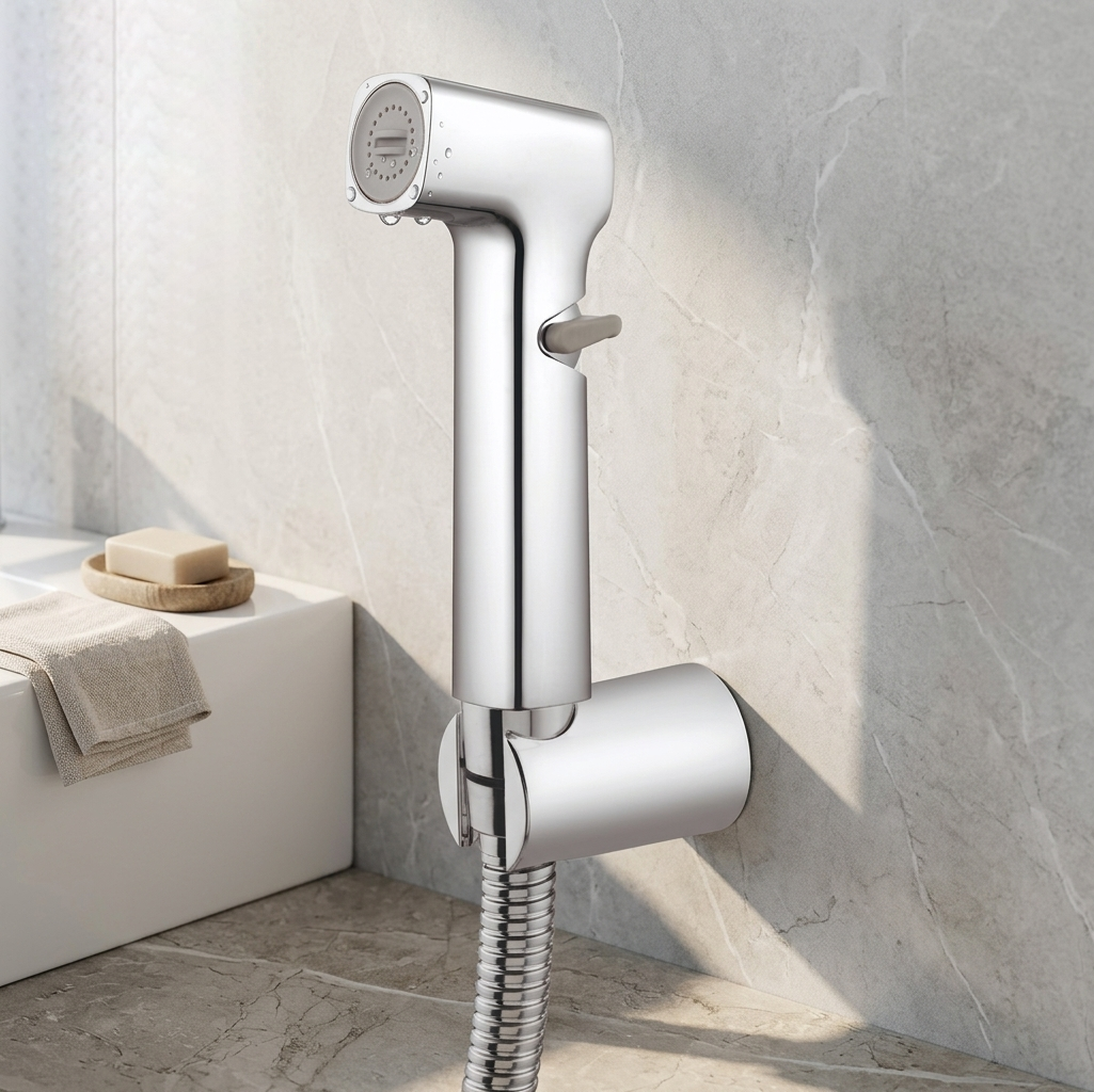 Health Faucet with 1 mtr. CP Flexible Hose