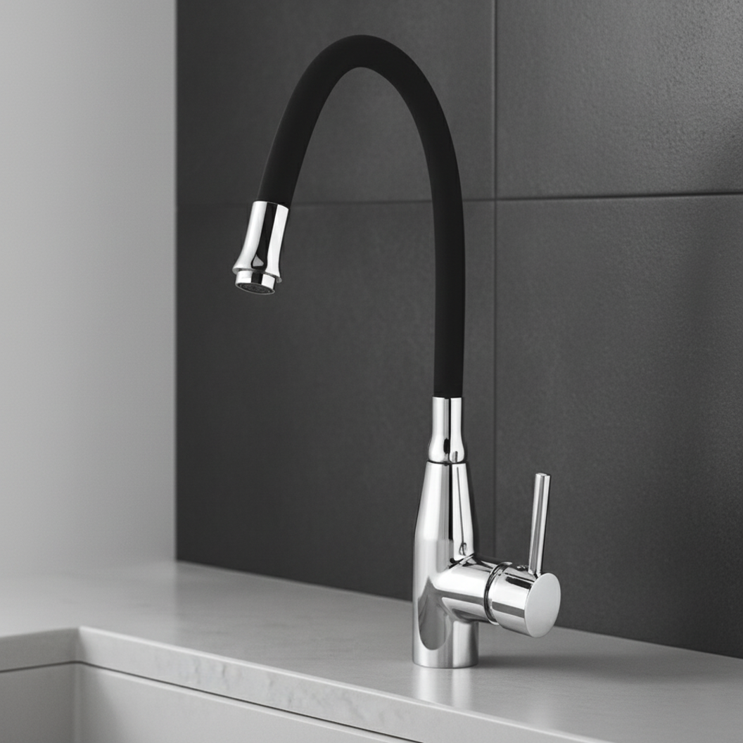 FLEXI Single Lever Mixer for Kitchen Sink with Flexible Spout - KF 7161