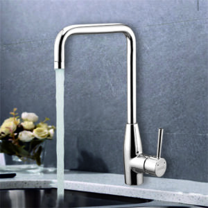 Grafdoer kitchen mixer faucet KF 7163 J installed on kitchen sink