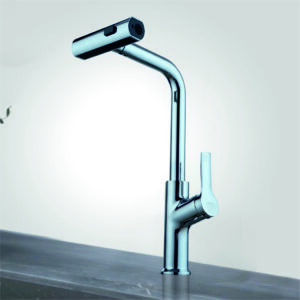 G.M. finish wall mount kitchen faucet KF-7167 installed over kitchen sink
