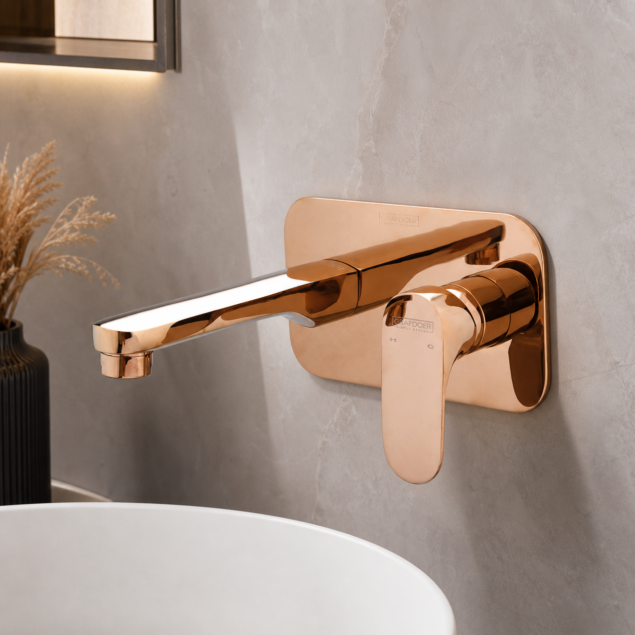 Single Lever Basin Mixer Wall Mounted