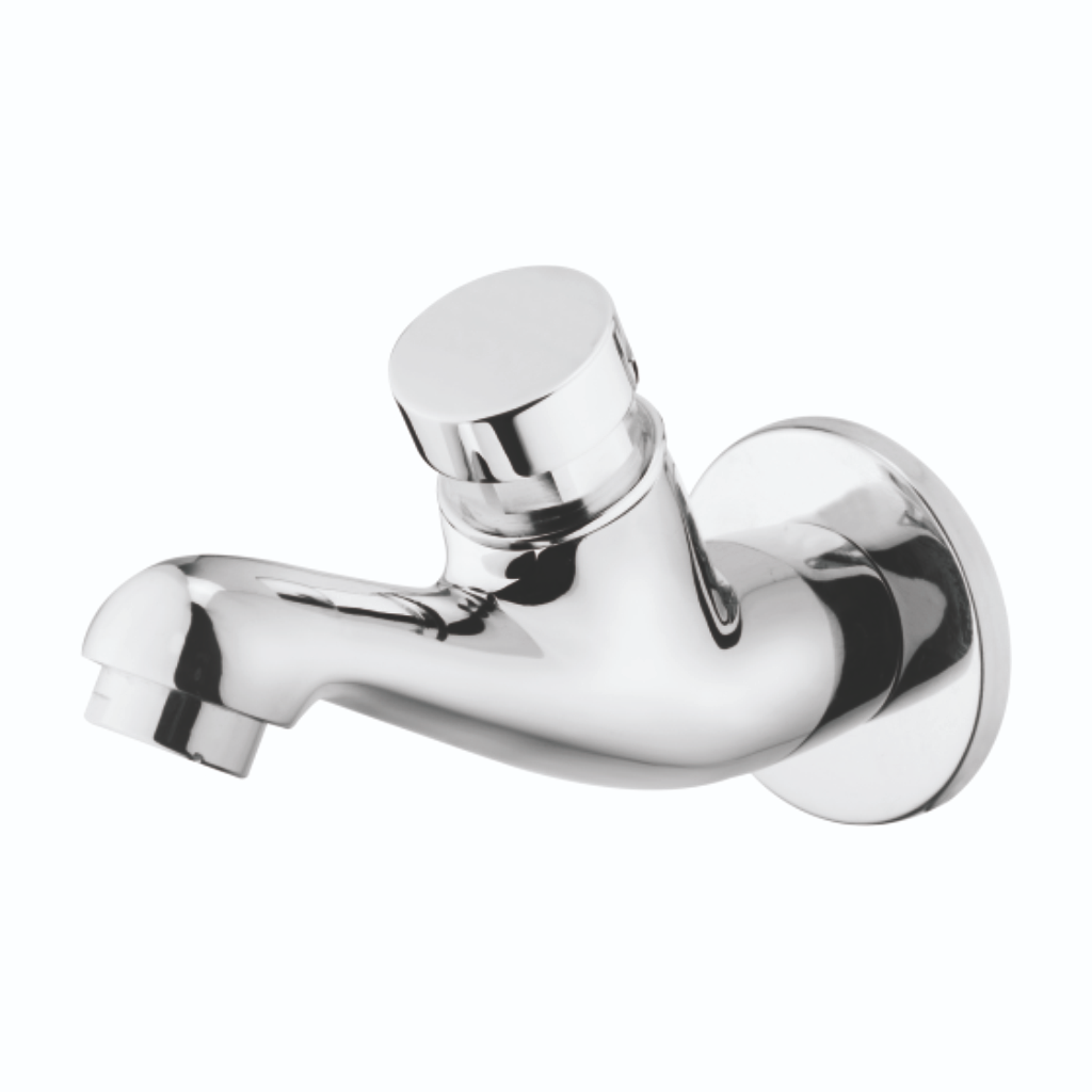 Grafdoer pressmatic tap with auto closing system in chrome finish