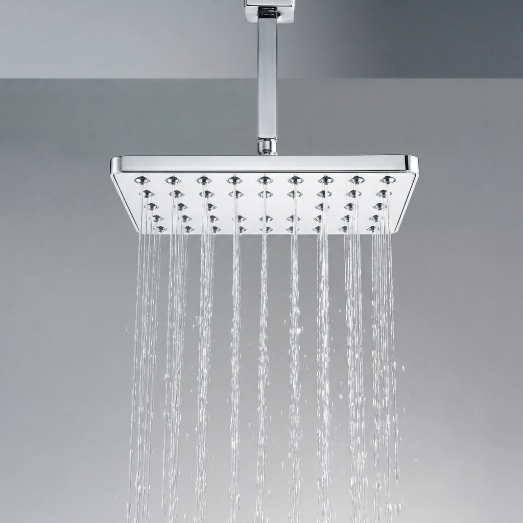 SELF CLEANING Rain Shower 8"x8" Single Flow (Rain + Mist)