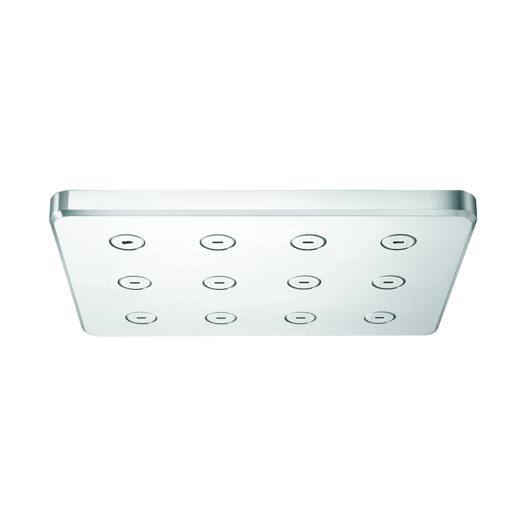 Square rain shower head 10x7 ABS easy clean overhead rain shower – modern bathroom fixture