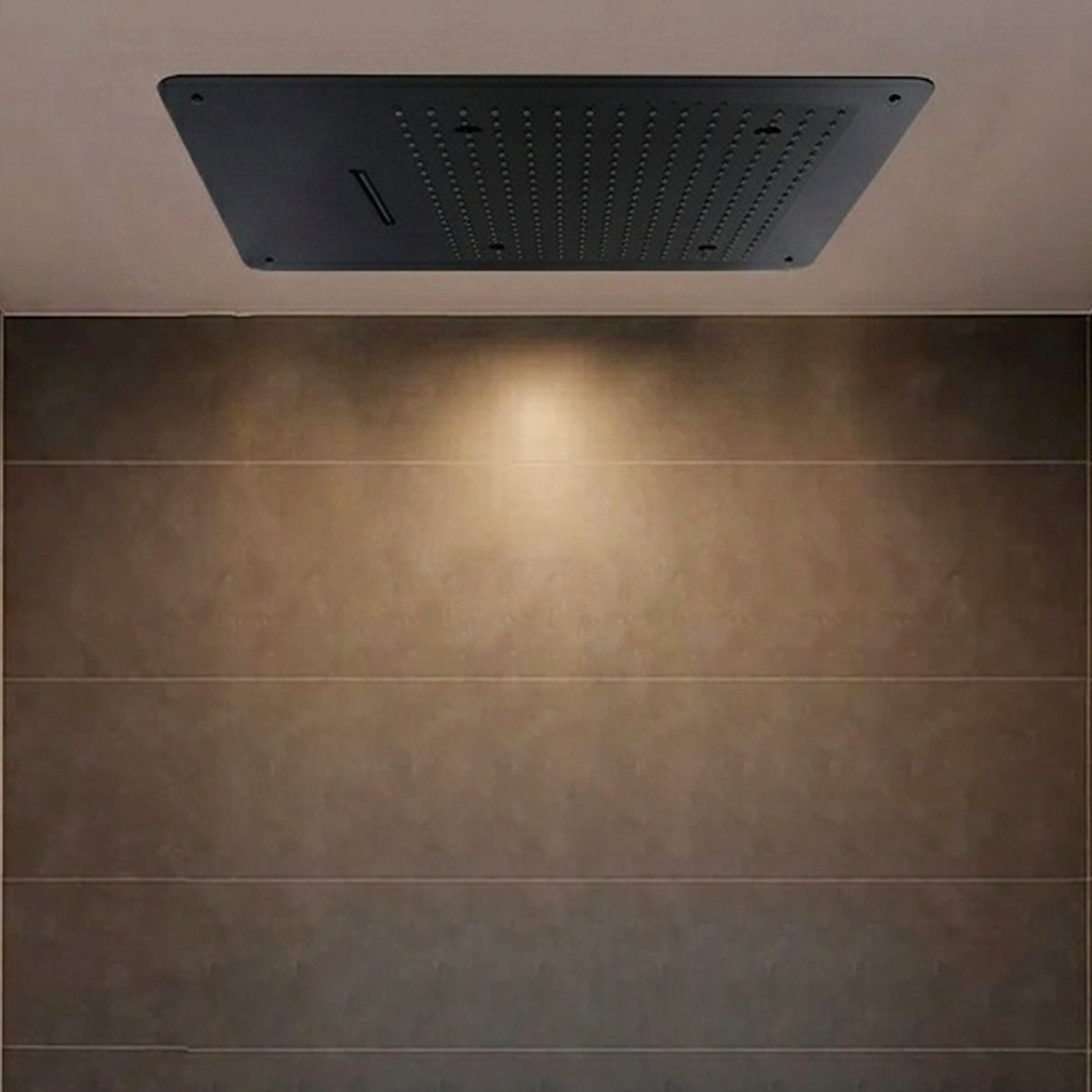 SO 48303 BLACK - MULTI FUNCTION CEILING SHOWER (Rain+Mist+Waterfall)