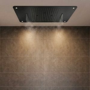 SO 58503 BLACK - MULTI FUNCTION CEILING SHOWER (Rain+Mist+Waterfall)