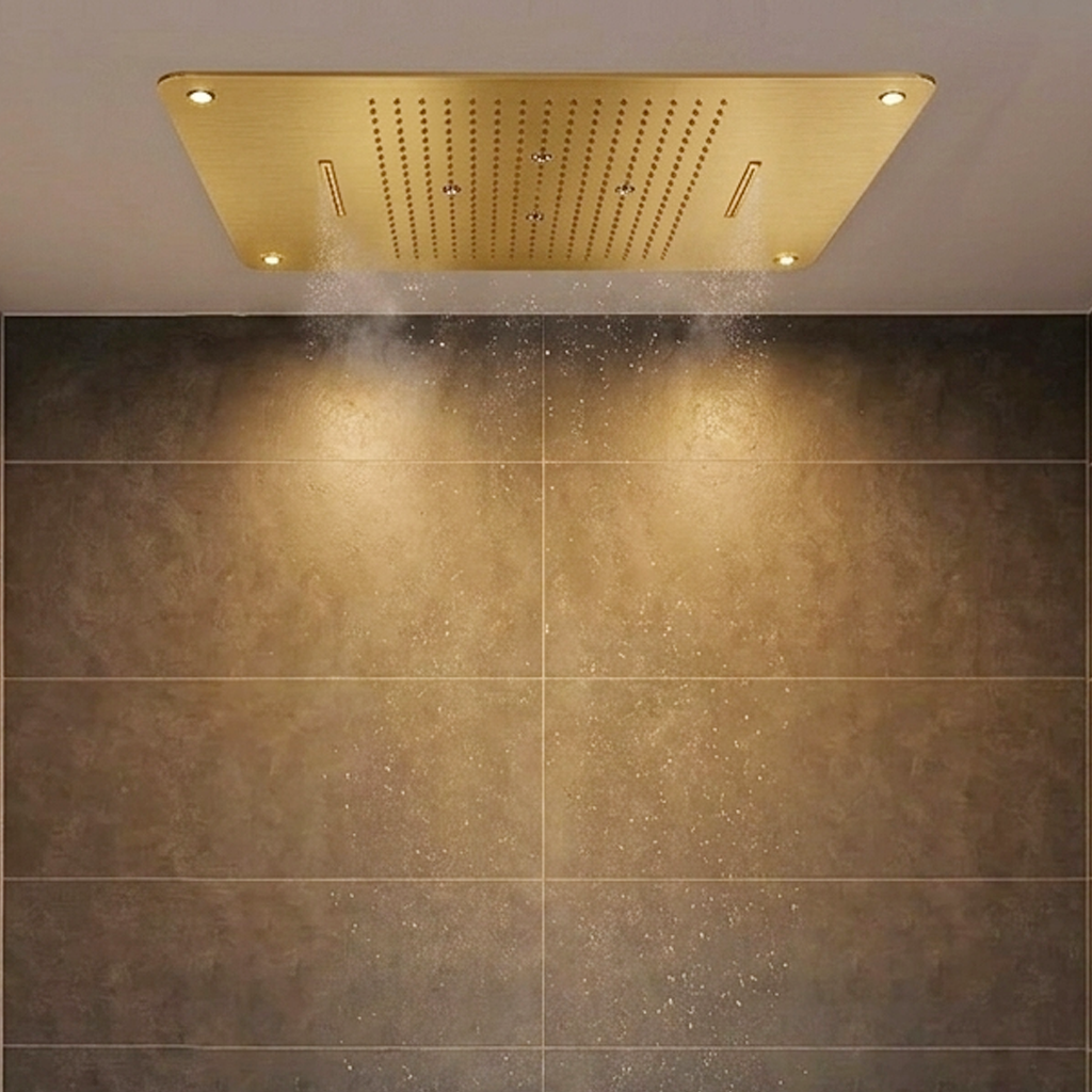 SO 58503 GOLD - MULTI FUNCTION CEILING SHOWER (Rain+Mist+Waterfall)