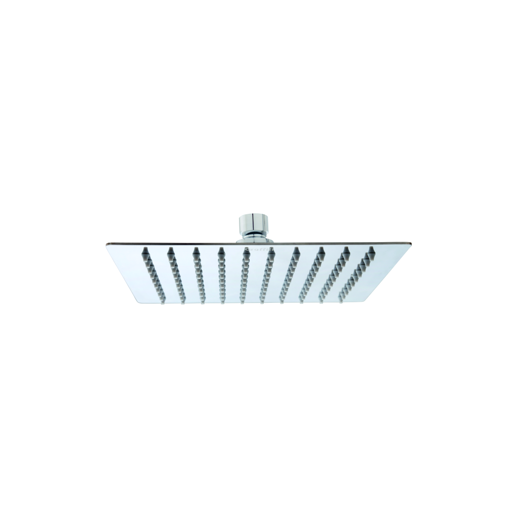 Square Rain Shower 6x6 – Luxury bathroom rain shower head with sleek modern design and wide rainfall water flow