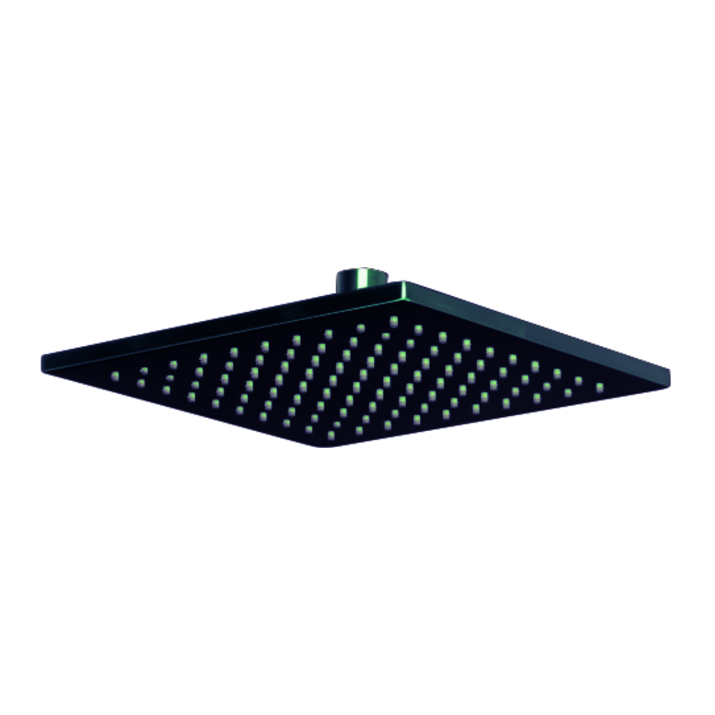 Rain Shower 8”x8” (200mm) with Rubbit Cleaning System Brass