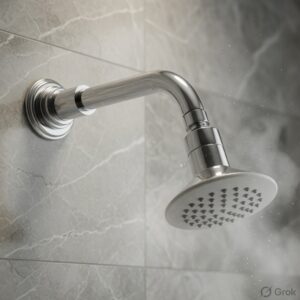 Single Flow OHS with Brass Arm & Wall Flange