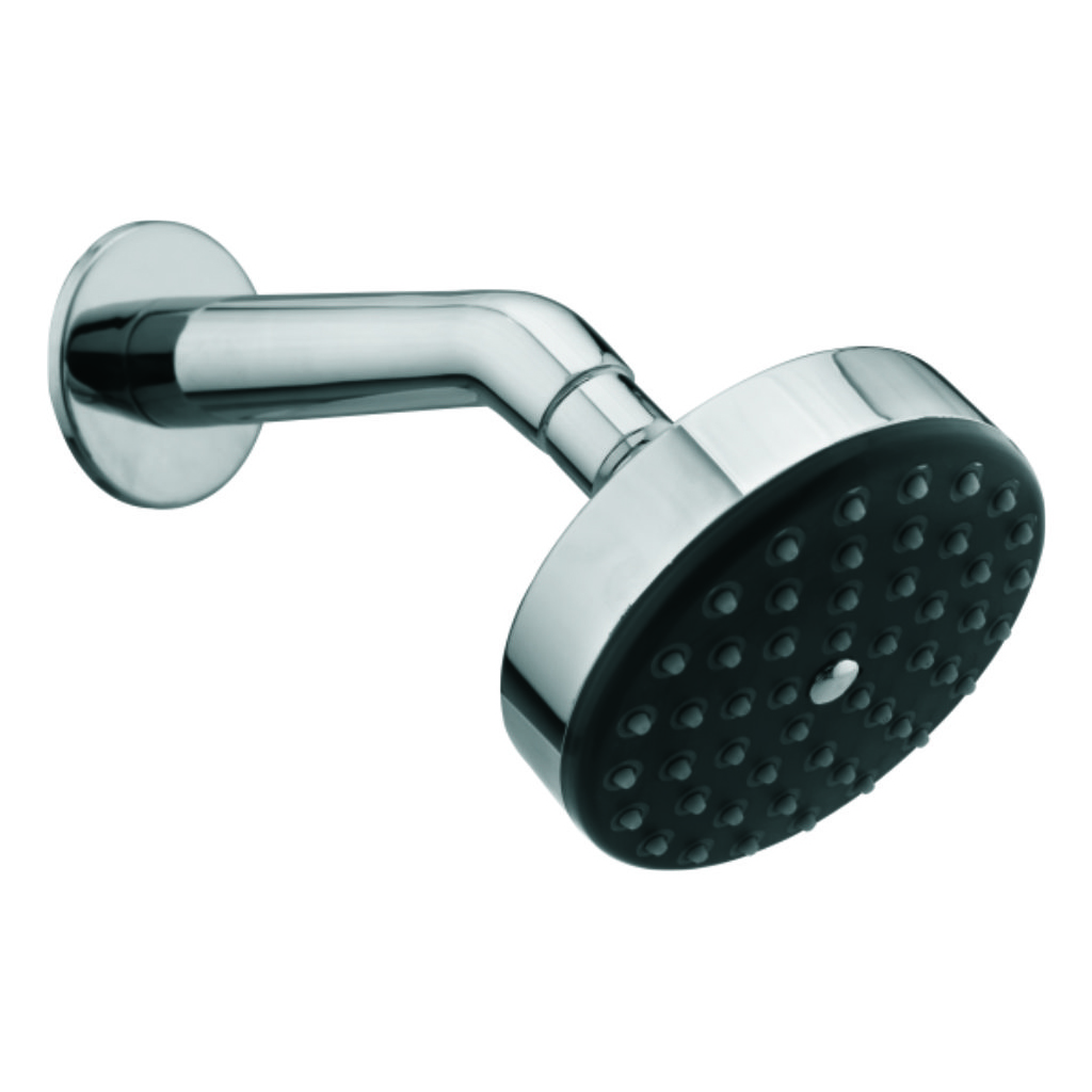 Single Flow OHS with Brass Pipe Arm & Wall Flange