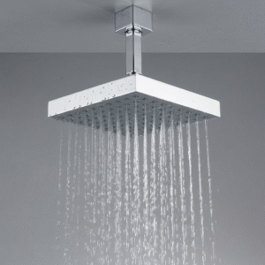 Rain Shower 6”x6” (150mm) with Rubbit Cleaning System ABS