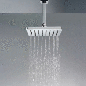 Rain Shower 6”x6” (150mm) with Rubbit Cleaning System ABS