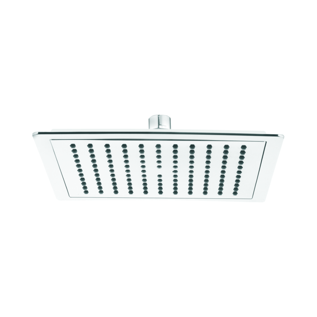 Square Rain Shower 9x9 inch with cleaning system – front view