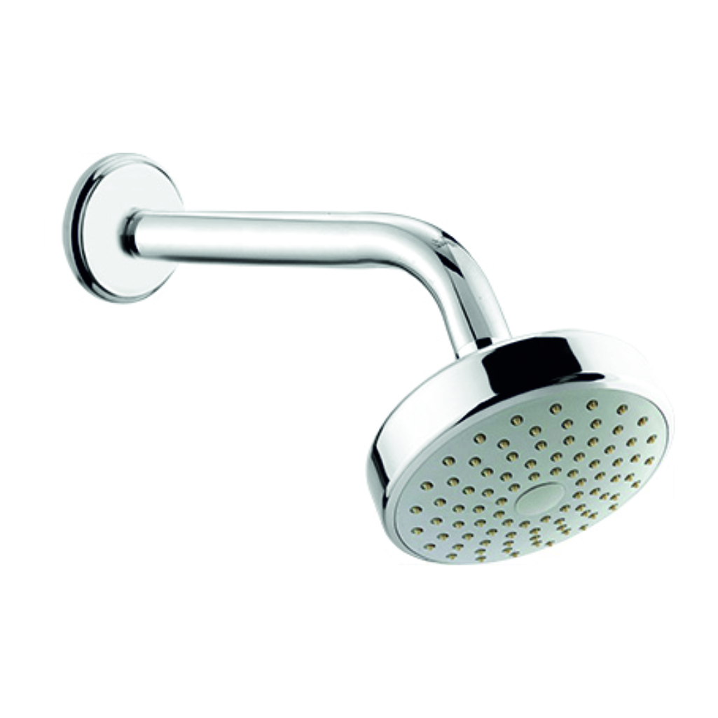 Large overhead shower head alternative with strong brass fittings
