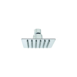 4x4 rain shower head with rainfall effect in bathroom