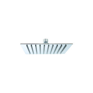 8x8 rain shower head with rainfall effect in bathroom