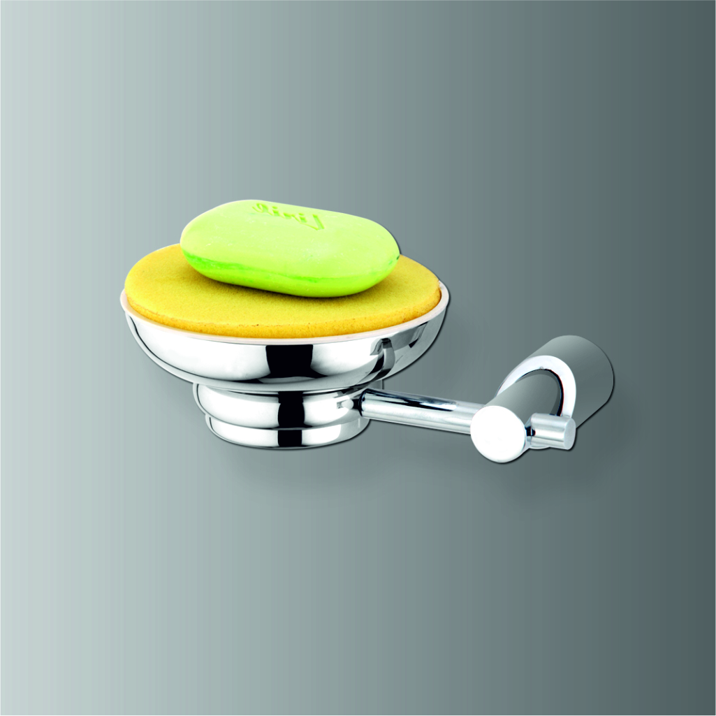 "Stella wall mounted soap dish holder – sleek modern bathroom accessory by Grafdoer"