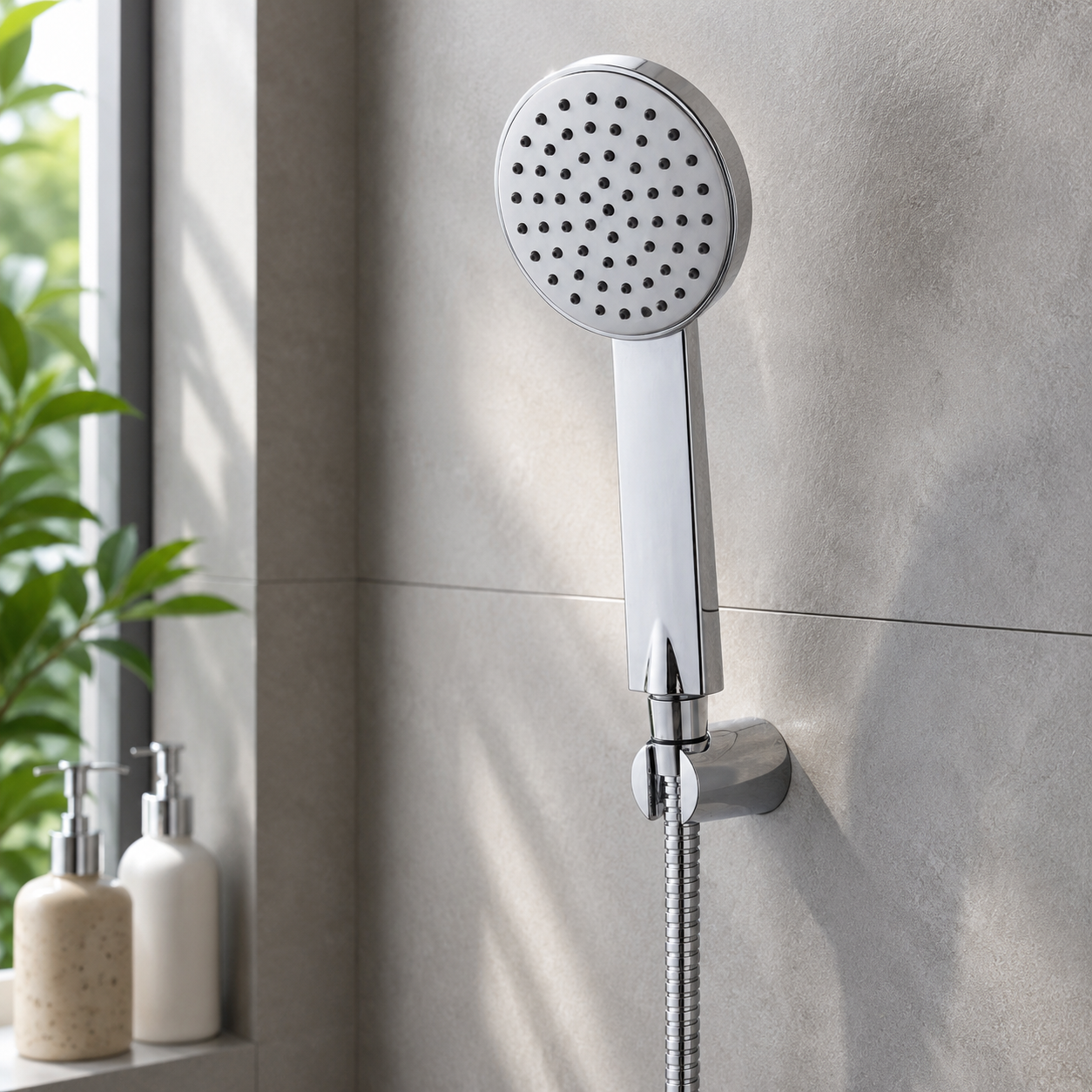 Single Flow Hand Shower with 1.5 Mtr. SS