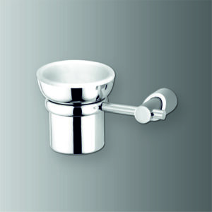 “Stella Tumbler Holder – modern stainless steel wall-mounted bathroom accessory”
