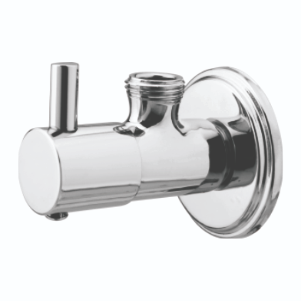 Universal Round Angle Valve without Flange for modern plumbing